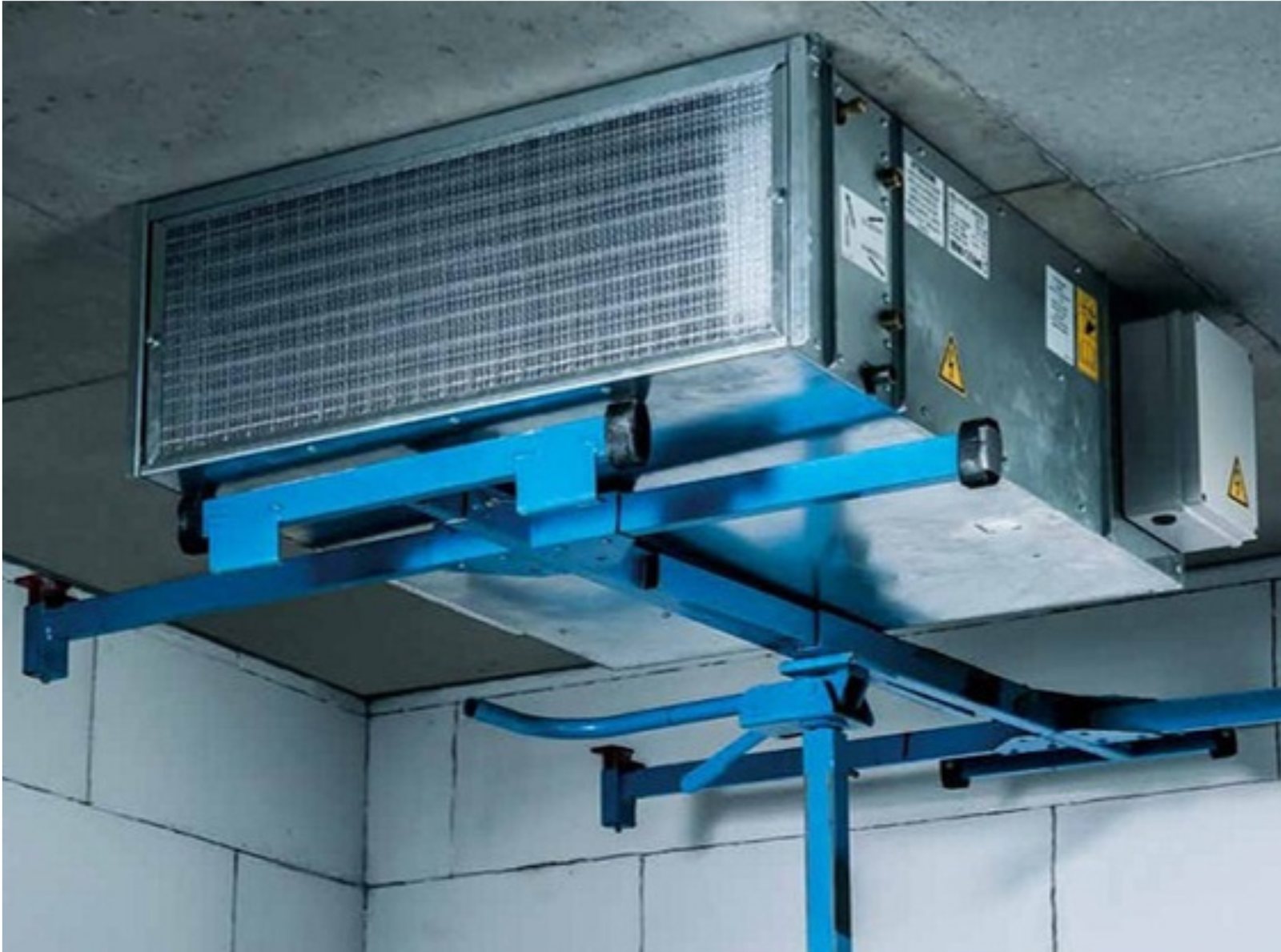 Unità di ventilazione meccanica centralizzata installata